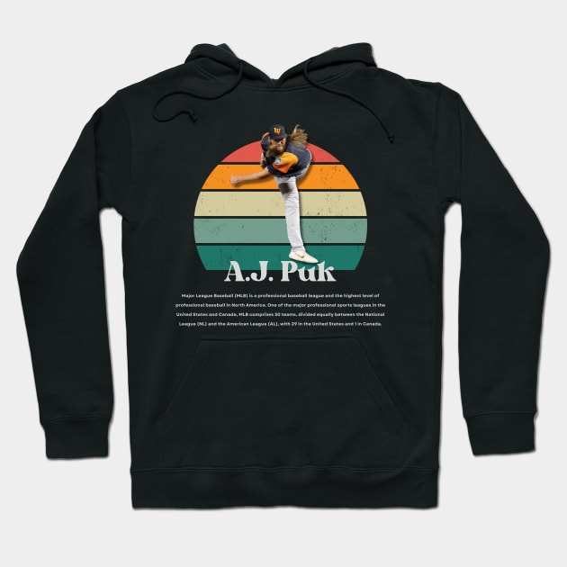 A.J. Puk Vintage Vol 01 Hoodie by Gojes Art